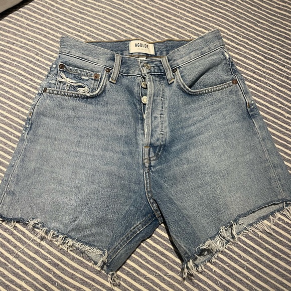 Agolde Riley Jean Short - Picture 9 of 11